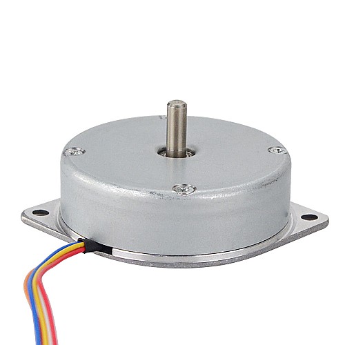 Round Pancake Nema 18 Bipolar 1.8deg 9Ncm(12.75oz.in) 1A Φ46x16mm 4 Wires - 18HR06-1004S | StepperOnline CA