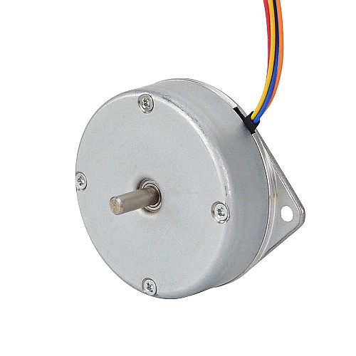 Round Pancake Nema 18 Bipolar 1.8deg 9Ncm(12.75oz.in) 1A Φ46x16mm 4 Wires - 18HR06-1004S | StepperOnline CA