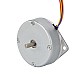 Round Pancake Nema 18 Bipolar 1.8deg 9Ncm(12.75oz.in) 1A Φ46x16mm 4 Wires - 18HR06-1004S | StepperOnline CA