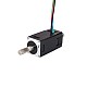 Dual Shaft Nema 6 Bipolar 1.8deg 0.58Ncm(0.82oz.in) 0.3A 14x14x30mm 4 Wires - 6HS12-0304D | StepperOnline CA