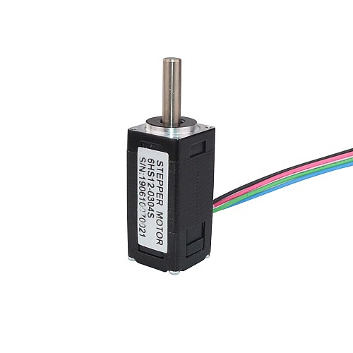 Nema 6 Bipolar 1.8deg 0.58Ncm(0.82oz.in) 0.3A 14x14x30mm 4 Wires - 6HS12-0304S | StepperOnline CA