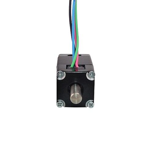 Dual Shaft Nema 6 Bipolar 1.8deg 0.58Ncm(0.82oz.in) 0.3A 14x14x30mm 4 Wires - 6HS12-0304D | StepperOnline CA