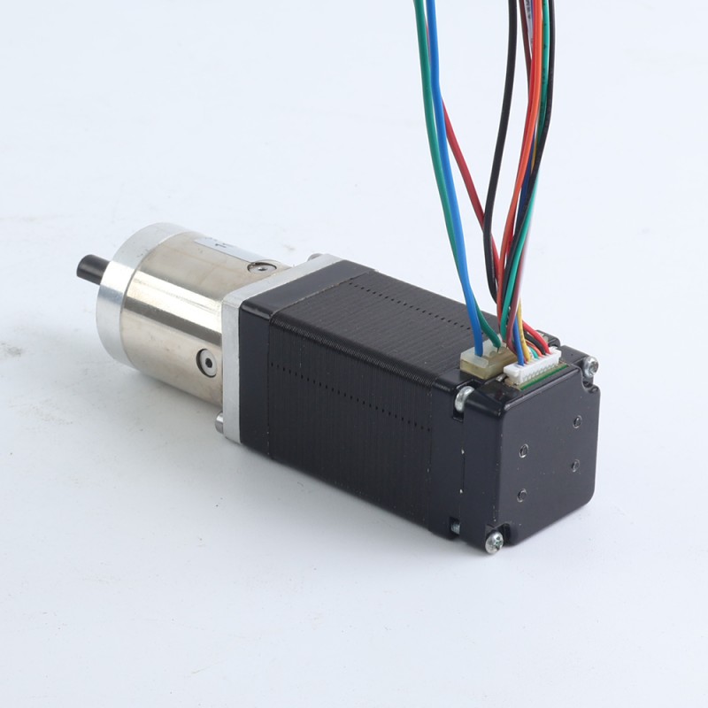 Nema 11 Stepper Motor with  Gearbox Gear Ratio 14:1 & Magnetic Encoder 1000PPR(4000CPR) - 11HS20-0674D-PG14-AR4 | StepperOnline CA