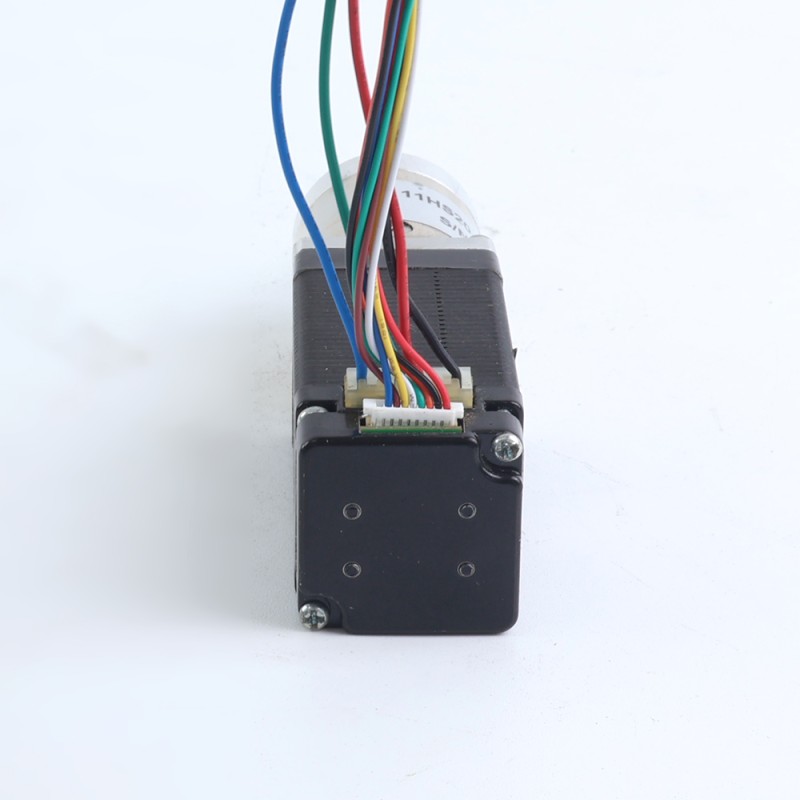 Nema 11 Stepper Motor with  Gearbox Gear Ratio 14:1 & Magnetic Encoder 1000PPR(4000CPR) - 11HS20-0674D-PG14-AR4 | StepperOnline CA