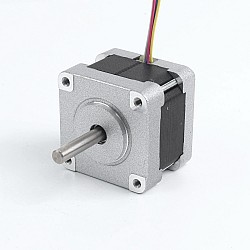 Used - Nema 16 Bipolar 0.9deg 12Ncm(16.99oz.in) 0.63A 39x39x31mm 4 Wires