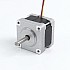 Used - Nema 16 Bipolar 0.9deg 12Ncm(16.99oz.in) 0.63A 39x39x31mm 4 Wires