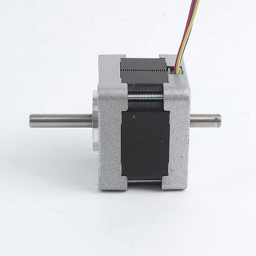 Used - Nema 16 Bipolar 0.9deg 12Ncm(16.99oz.in) 0.63A 39x39x31mm 4 Wires - 16HM12-0634D-USED | StepperOnline CA