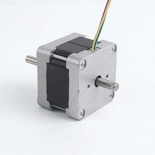 Used - Nema 16 Bipolar 0.9deg 12Ncm(16.99oz.in) 0.63A 39x39x31mm 4 Wires - 16HM12-0634D-USED | StepperOnline CA