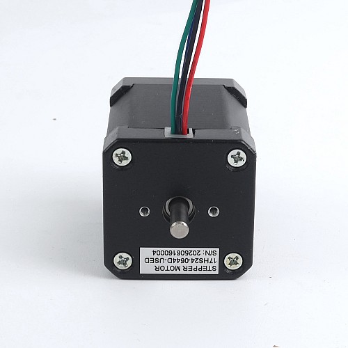 Used - Nema 17 Bipolar 1.8deg 59Ncm(83.55oz.in) 0.64A 42x42x60mm 4 Wires - 17HS24-0644D-USED | StepperOnline CA