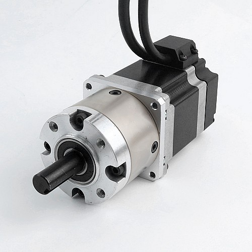 Used - Nema 23 Closed-loop Geared Stepper L=56mm Gear Raio 4:1 Encoder 1000PPR(4000CPR) - 23HS22-2804D-PG4-E1000-USED | StepperOnline CA