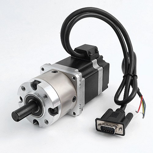 Used - Nema 23 Closed-loop Geared Stepper L=56mm Gear Raio 4:1 Encoder 1000PPR(4000CPR) - 23HS22-2804D-PG4-E1000-USED | StepperOnline CA