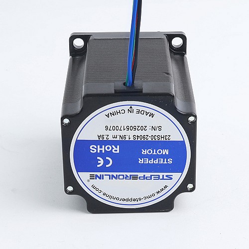 Used - Short Shaft Nema 23 Bipolar 1.89Nm(267.65oz.in) 2.9A 57x57x76.5mm 4 Wires - 23HS30-2904S-USED | StepperOnline CA