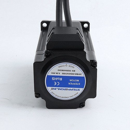 Used - S Series Nema 24 Closed Loop Stepper Motor 4.0Nm(566.45oz.in) Encoder 1000PPR(4000CPR) - 24HS40-5004D-E1000-USED | StepperOnline CA