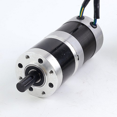 Used - CN Stock - 24V 101W Round Geared Brushless DC Motor 6.90Nm(977.12oz.in) 27:1 Round Planetary Gearbox - 57BYA74-24-01-PG27-USED | StepperOnline CA