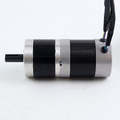 Used - CN Stock - 24V 101W Round Geared Brushless DC Motor 6.90Nm(977.12oz.in) 27:1 Round Planetary Gearbox - 57BYA74-24-01-PG27-USED | StepperOnline CA