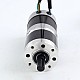Used - CN Stock - 24V 101W Round Geared Brushless DC Motor 6.90Nm(977.12oz.in) 27:1 Round Planetary Gearbox - 57BYA74-24-01-PG27-USED | StepperOnline CA