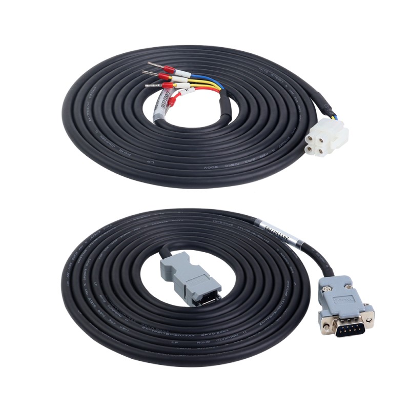 DSY Series 200W RS485 DC Servo Motor 24-70VDC 0.637Nm 3000rpm 17-Bit Incremental Encoder IP65 - DSY-RS200L2A2-M17S | StepperOnline CA