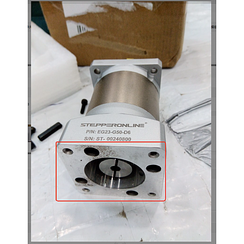 Used - US Stock - EG Series Planetary Gearbox Gear Ratio 50:1 Backlash 20arc-min for 6.35mm Shaft Nema 23 Stepper Motor - EG23-G50-D6-USED | StepperOnline CA