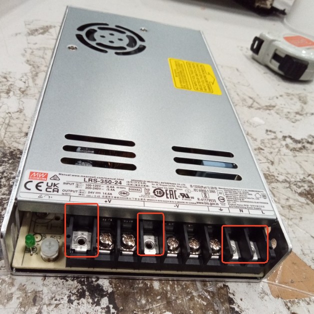 Used - Stock in Germany - LRS-350-24 MEANWELL 350W 24VDC 14.6A 115/230VAC Enclosed Switching Power Supply - LRS-350-24-USED | StepperOnline CA