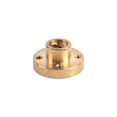 Used - Brass Screw Nut for Tr8x8mm Threaded Rod - SN-B-MB-USED | StepperOnline CA