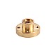 Used - Brass Screw Nut for Tr8x8mm Threaded Rod - SN-B-MB-USED | StepperOnline CA