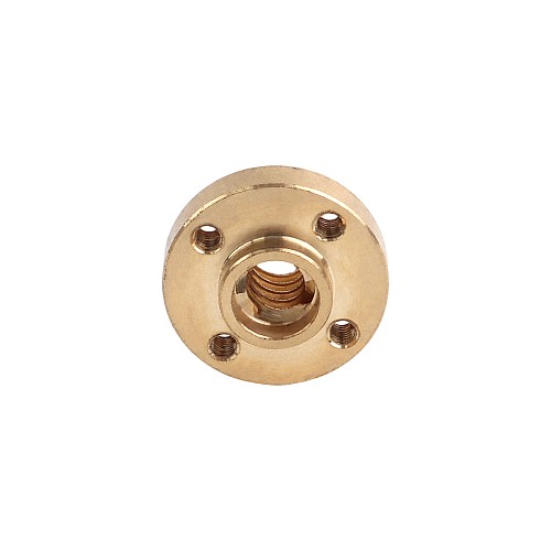 Used - Brass Screw Nut for Tr8x8mm Threaded Rod - SN-B-MB-USED | StepperOnline CA