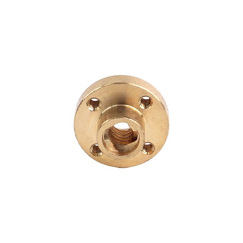 Used - Brass Screw Nut for Tr8x8mm Threaded Rod - SN-B-MB-USED | StepperOnline CA
