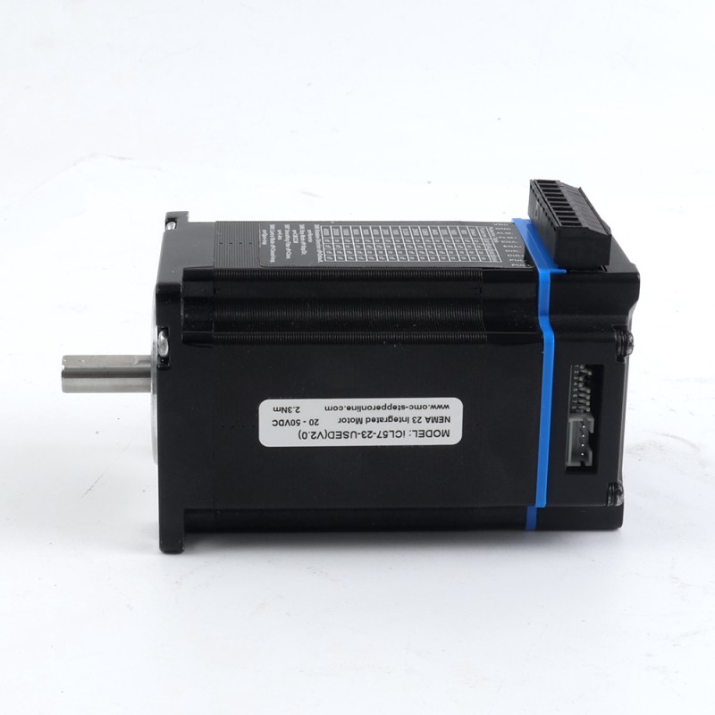 iCL Series NEMA 23 Integrated Closed Loop Stepper Motor 2.3Nm(325.71oz.in) 20-50VDC w/ 14-bit Encoder - iCL57-23 | StepperOnline CA