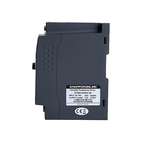 EV200 Series VFD 400W 2.3A Single Phase 220V Variable Frequency Drive - EV200-0400G-S2 | StepperOnline CA