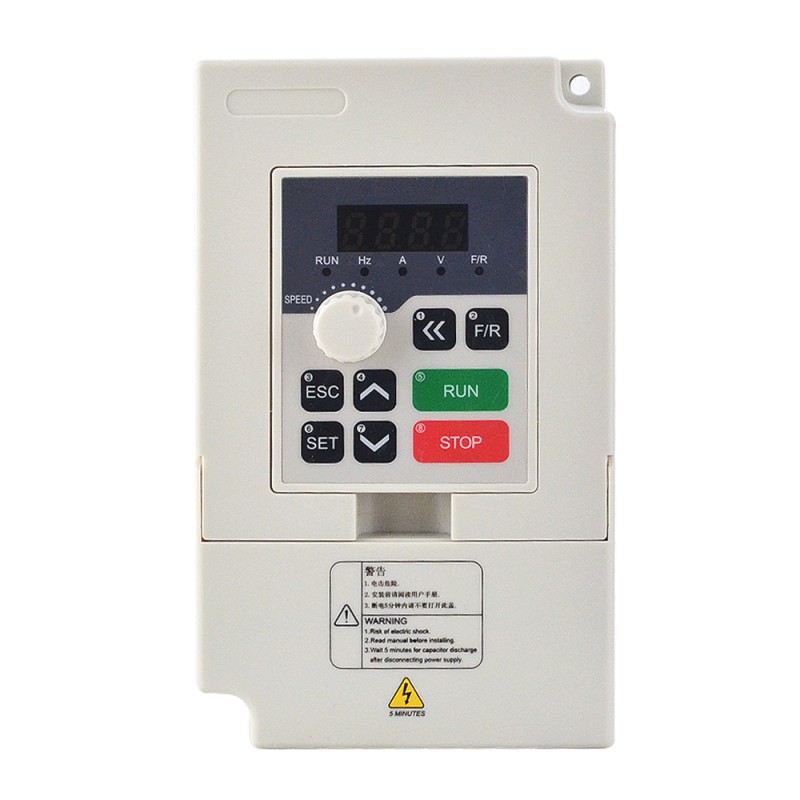 STEPPERONLINE CNC VFD 0.75KW 1HP 7.0A 110V Variable Frequency Drive Motor Inverter for Spindle Motor Speed Control - V70-0.75S1 | StepperOnline CA