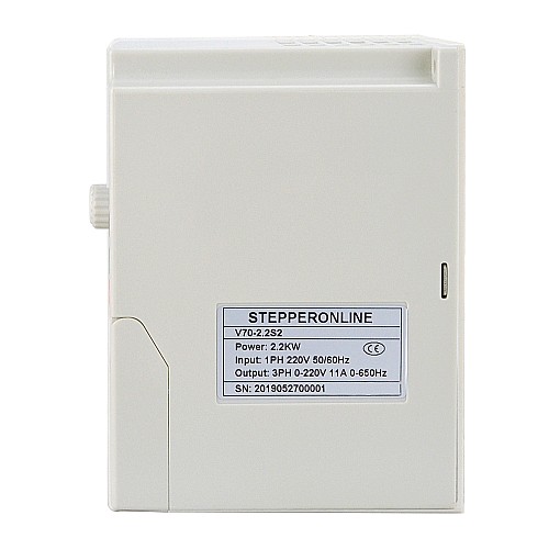 STEPPERONLINE CNC VFD 2.2KW 3HP 20A 110V Variable Frequency Drive Motor Inverter for Spindle Motor Speed Control - V70-2.2S1 | StepperOnline CA STEPPERONLINE CNC VFD 2.2KW 3HP 20A 110V Variable Frequency Drive Motor Inverter for Spindle Motor Speed Control - V70-2.2S1 | StepperOnline CA